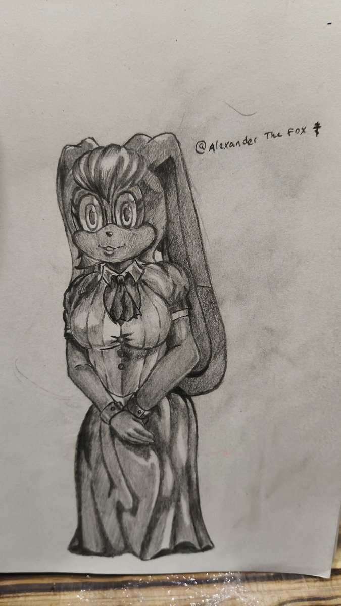 An adorable and beautiful mom, the great Vanilla the Rabbit.
Art made by me.#SonicTheHedgehog