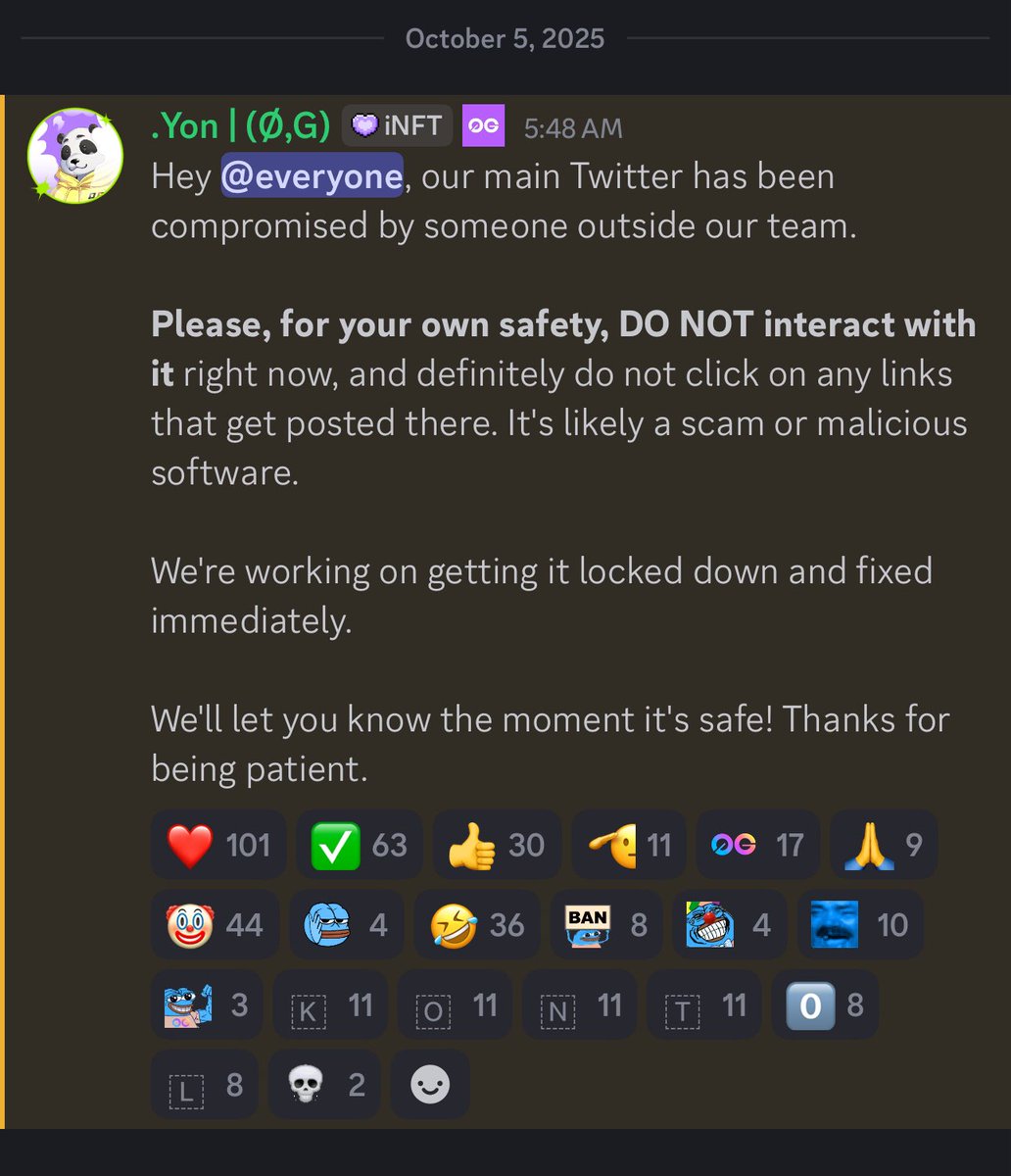 JsRain_channel's tweet photo. ❌🙅 Tài khoản X của #0glabs đang bị hack anh em ko click vào link claim airdrop kẻo bay ví nhé! https://t.co/dvYfEFDPCN