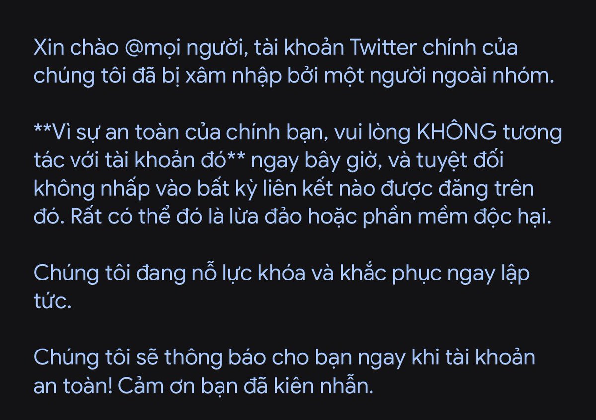 JsRain_channel's tweet photo. ❌🙅 Tài khoản X của #0glabs đang bị hack anh em ko click vào link claim airdrop kẻo bay ví nhé! https://t.co/dvYfEFDPCN