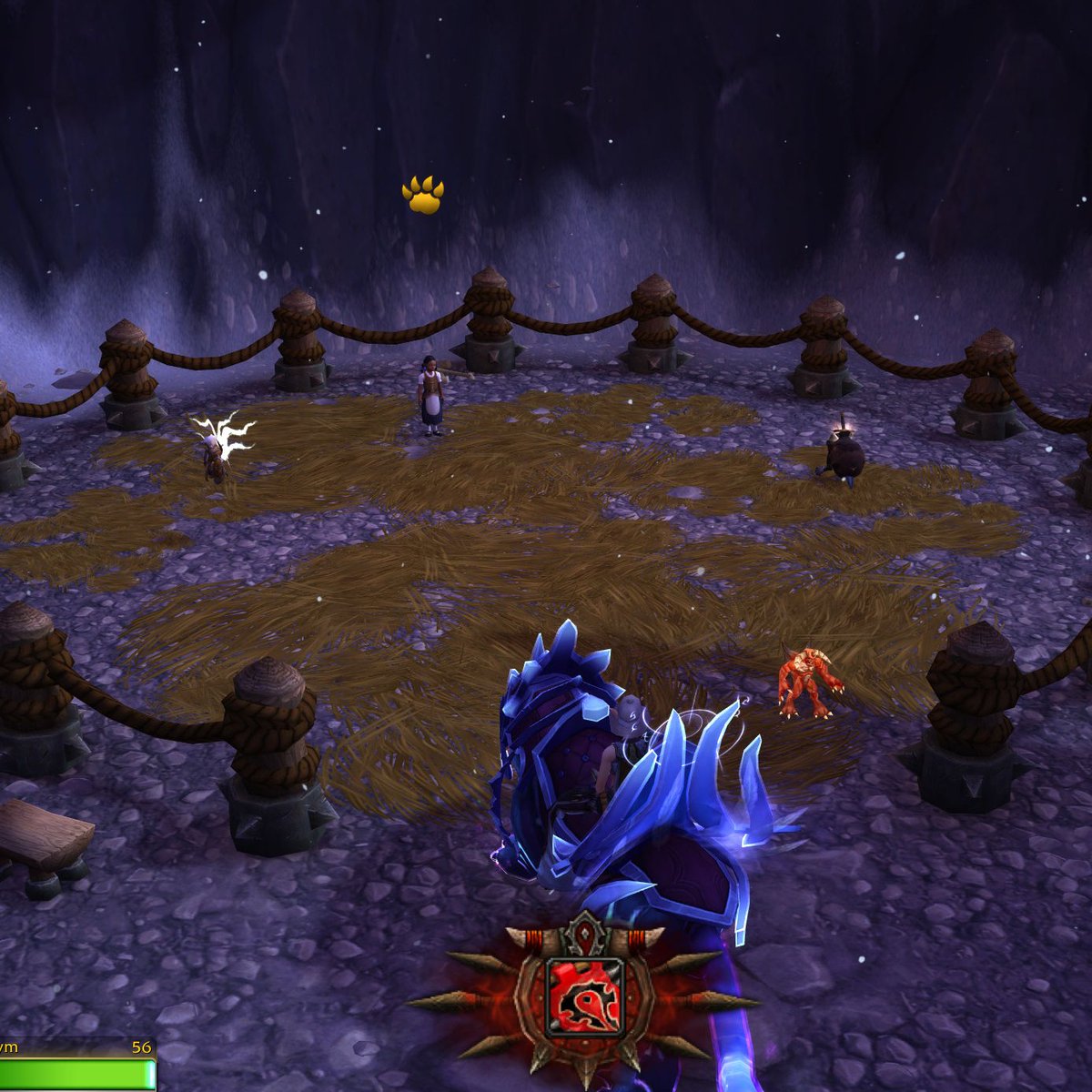 Just opened up another menagerie and look who's up? I have 14 pets in my queue. Let's see how many I can level before I get bored. LOL