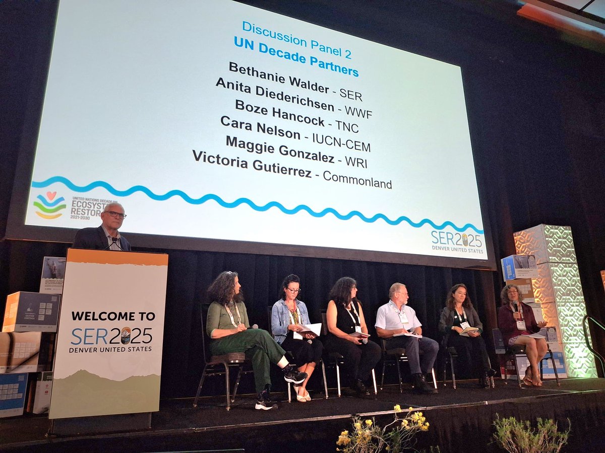 🌍 At #SER2025, the UN Decade Pavilion highlighted how five years of strong collaboration among UN Decade partners have led to valuable tools, resources, and support, accelerating restoration

Read more: ser2025.org/un-decade-pavi…

#GenerationRestoration
