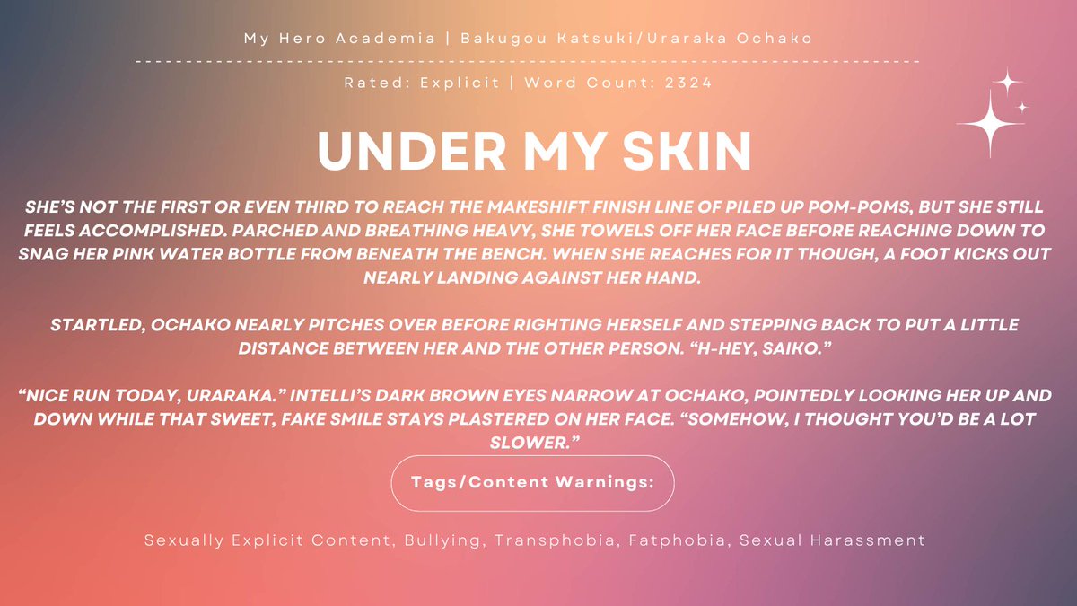 Finally posting my piece for the MHA Trans Zine!

Link: archiveofourown.org/works/71897446