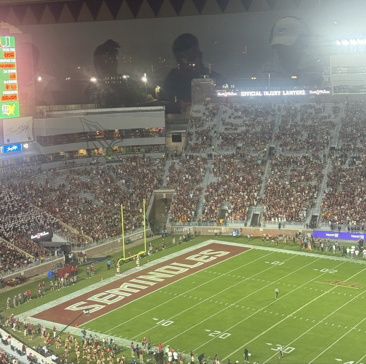 Could’ve sworn there were a lot more people sitting over there just a little while ago. 

Still 12:41 to play the 4th here in Tallahassee.