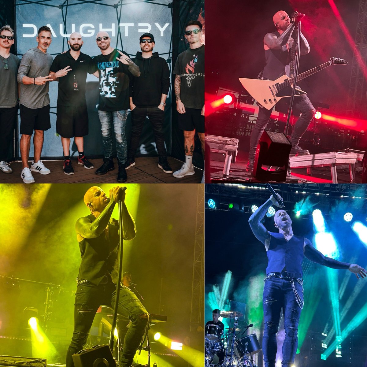 SamLazarus32's tweet photo. What a night! Dream come true to meet these guys, an awesome experience! @Daughtry_News https://t.co/l99JZwnhh9