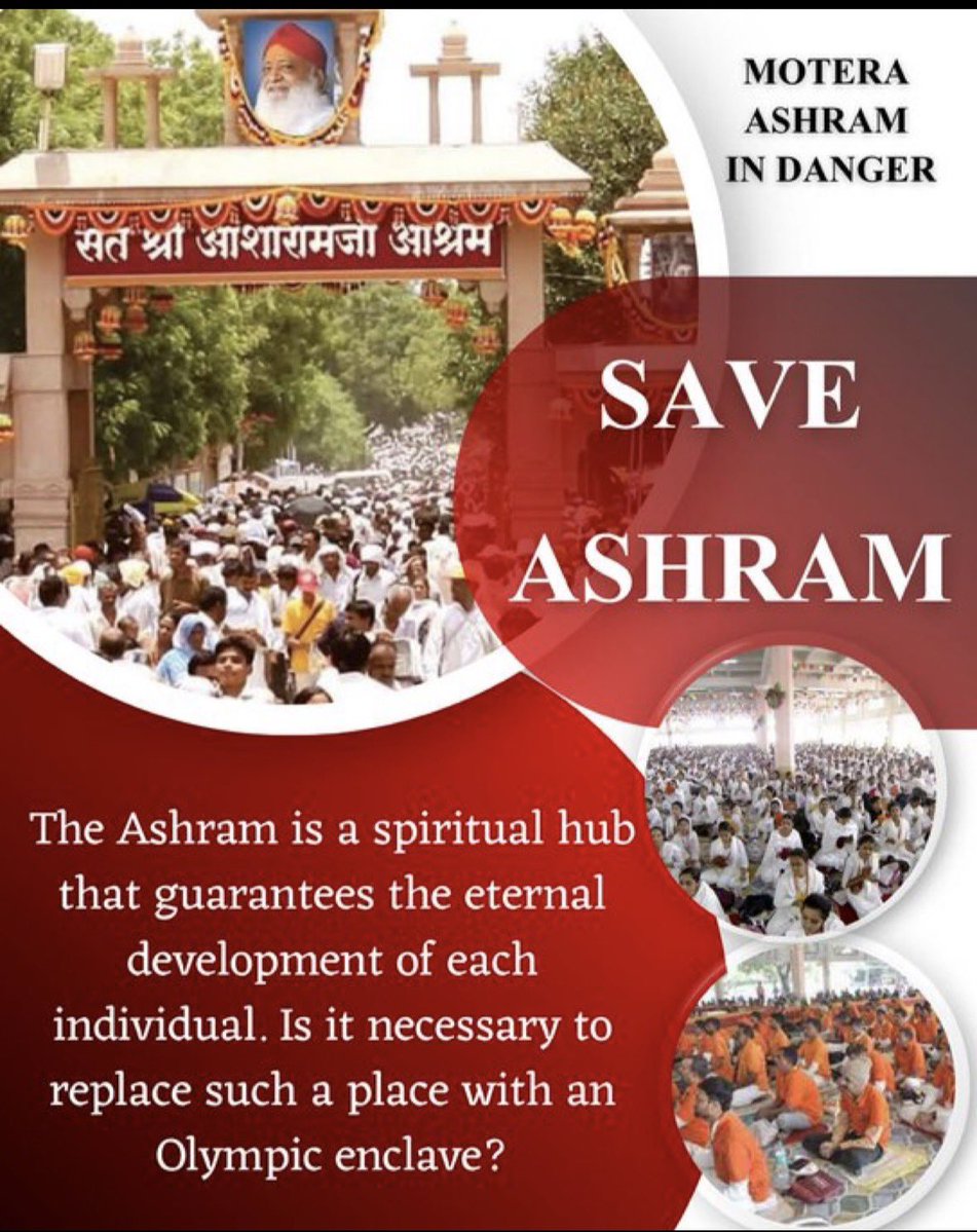 patel_chhagan's tweet image. Sant Shri Asharamji Bapu Ashram in motera is not just ordinary place- it is hub of Spiritual Awakening where Meditation Camp &amp;amp; Sewa has manifested, transforming lives of millions. #SaveAshram to preserve cultural heritage, protect our identity &amp;amp; safeguard faith of millions ‼️