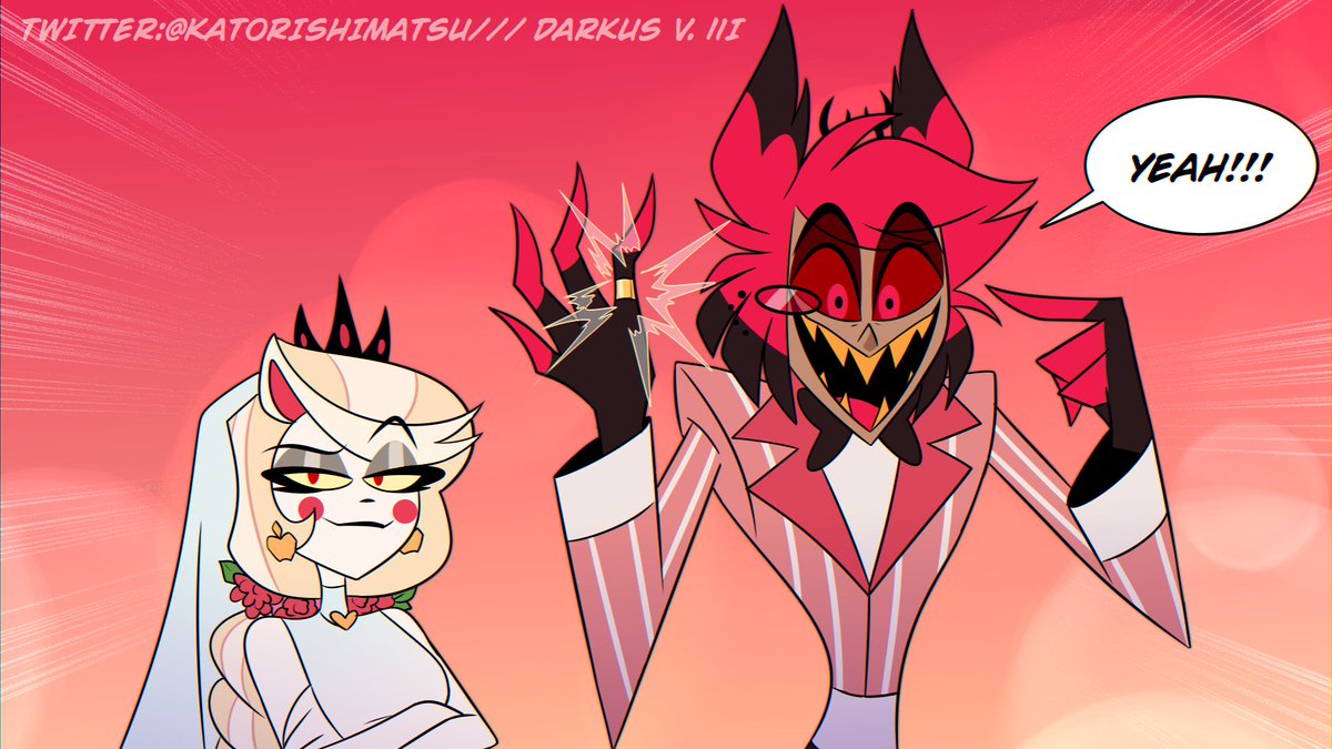 Alastor showing off the best deal he made XD 🦌🌈

#HazbinHotel #HazbinHotelFanart #charlastor #radiobelle