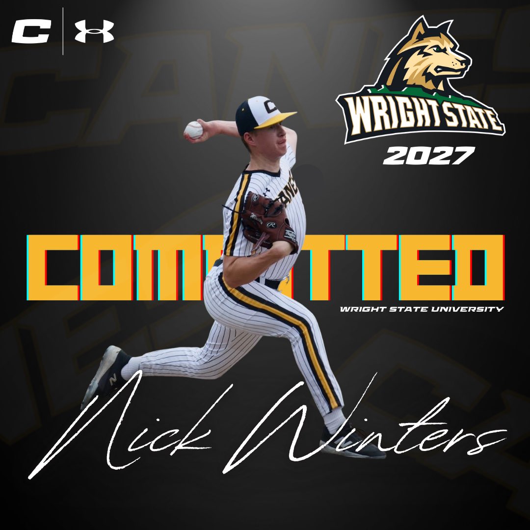 Congratulations to 2027 LHP Nick Winters on his recent commitment to Wright State University! #RaiderGang