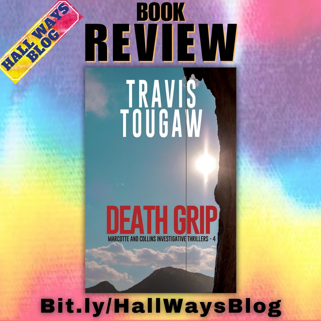 kristinethall's tweet image. Sharp writing, a terrifically twisty plot, &amp;amp; excellent characterization to be found in DEATH GRIP by #TravisTougaw. 
On #HallWaysBlog: #bookreview of #MarcotteAndCollinsInvestigativeThriller.
kristinehallways.blogspot.com/2025/10/death-…
#Mystery #DetectiveSeries #Thriller #NewRelease @brwpublisher