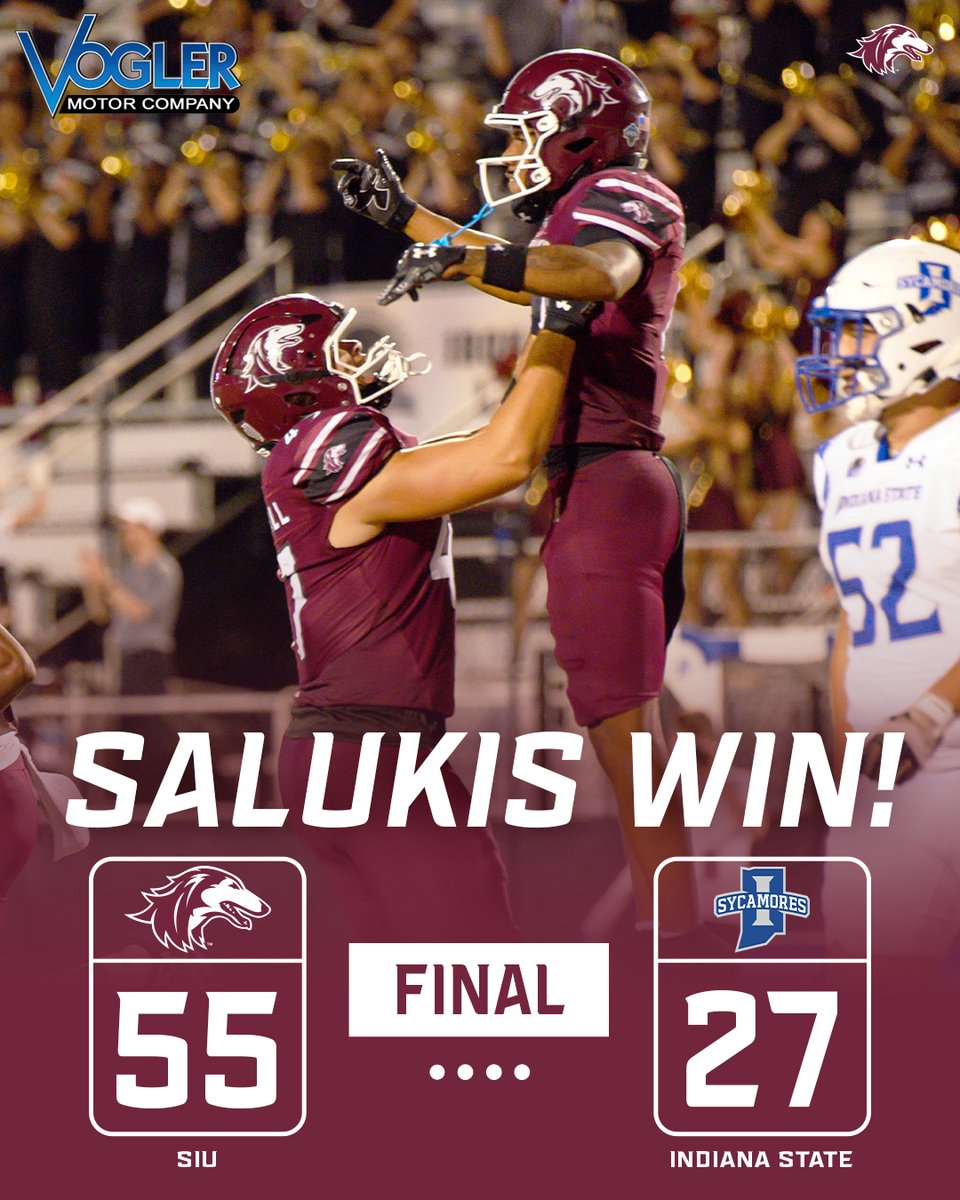 Defended home turf!

#Salukis | #BuiltFor