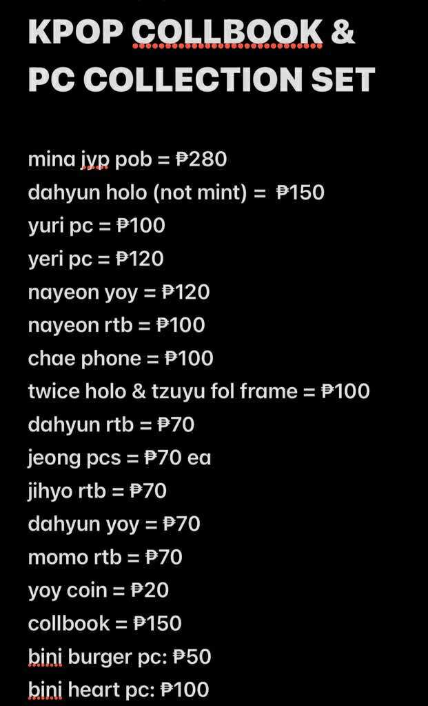 yonemins's tweet photo. wts lfb kpop ph collect book &amp; pc collection

— ₱1,200 (₱1,000 payo)
— can exclude bini pcs
— can tingi (based on pricelist)
— reply or dm to claim

wts lfb ph collect book collbook pcs twice red velvet izone ive bini nayeon dahyun jeongyeon momo yeri yuri yujin sheena stacey https://t.co/3YX3IfalQg
