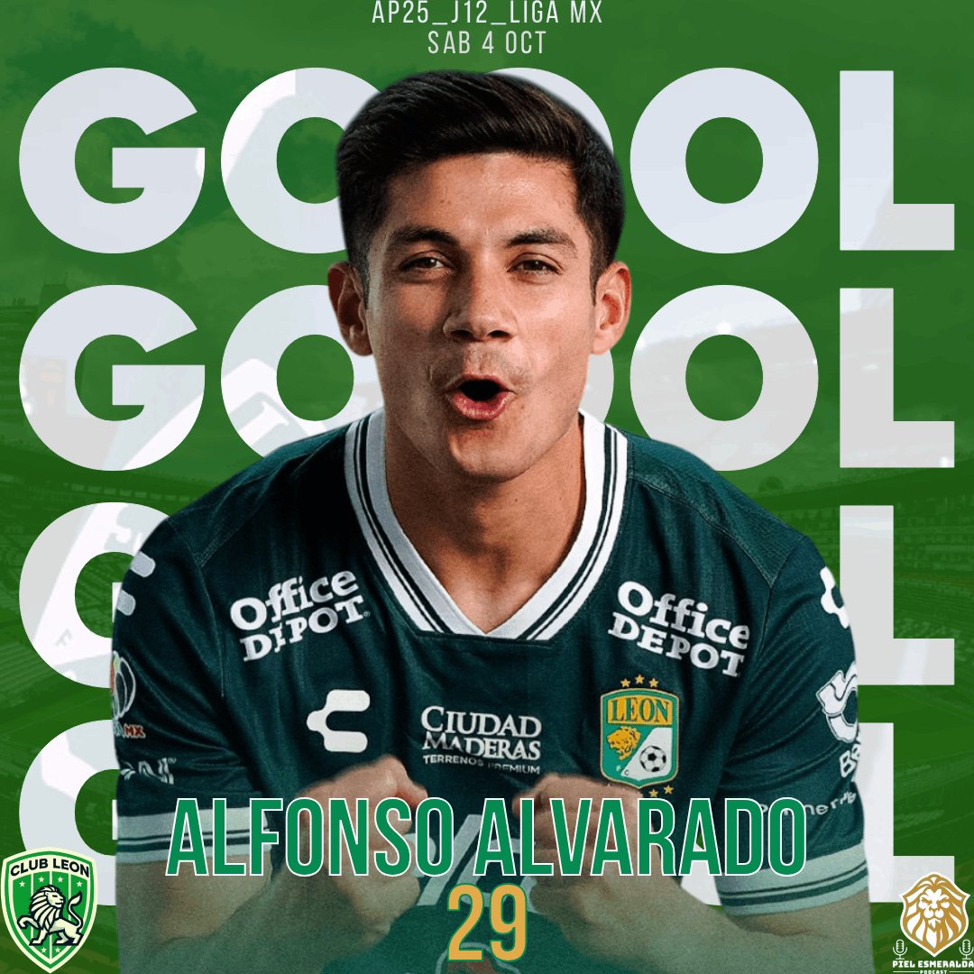 ⚽ Gol del Club León »

🦁 Centro preciso y remate letal. León con autoridad.
⏱️ 69' | Toluca 3-2 León

#PielEsmeralda #DaleLeón