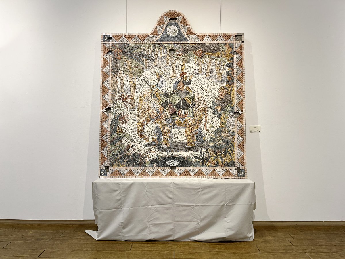 水上泰財展「海へ」を銀座のあかね画廊で見た。古典技法で海辺の情景を