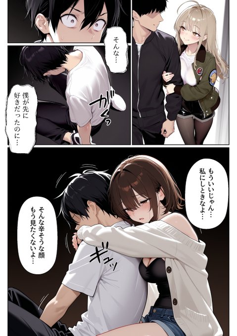 まだ救いのあるNTR、BSS…じゃ甘いか… 一切の救いのない鬼畜なものの方がゾクゾクするのだろうか…