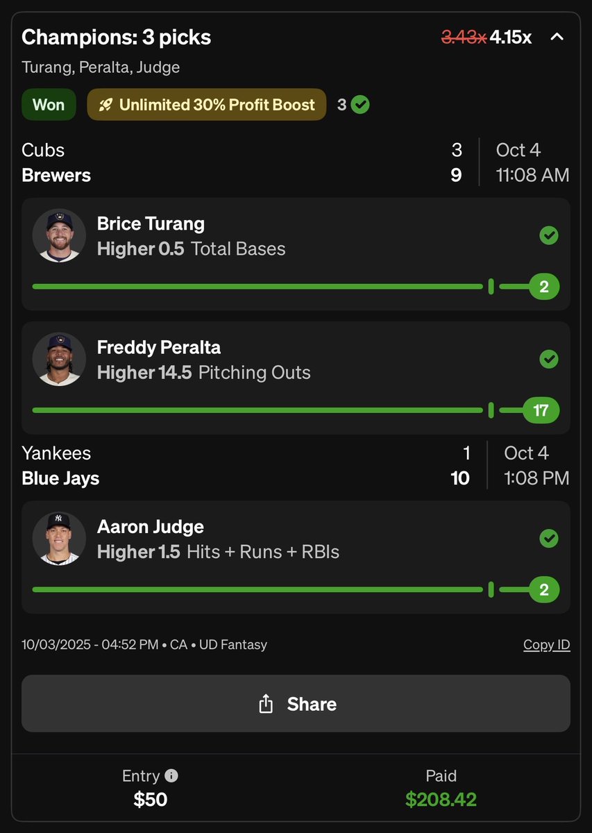 🚨 $100 GIVEAWAY TO A RANDOM RETWEETER 🚨

I just did it again. I full swept everything for the 2nd day in a row. I'm speechless lol.

IF YOU PLAY $5 ON UNDERDOG USING CODE *KYLE* YOU GET $100 FOR FREE!

QUIT. FUCKING. WAITING.

play.underdogfantasy.com/p-yfk

SUB ON TWITTER FOR PLAYS.