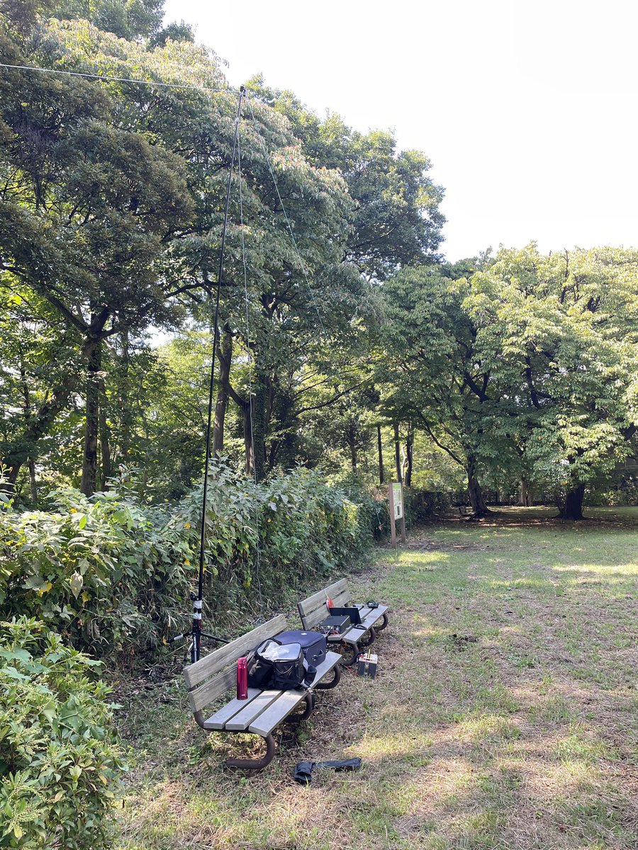 RiderUma's tweet photo. #POTA
こんにちは。小金井市 武蔵野公園 JP-1283 40m FT8 SSB他予定してます。タイミング合いましたらよろしくお願いします。 https://t.co/bKtjryASKi