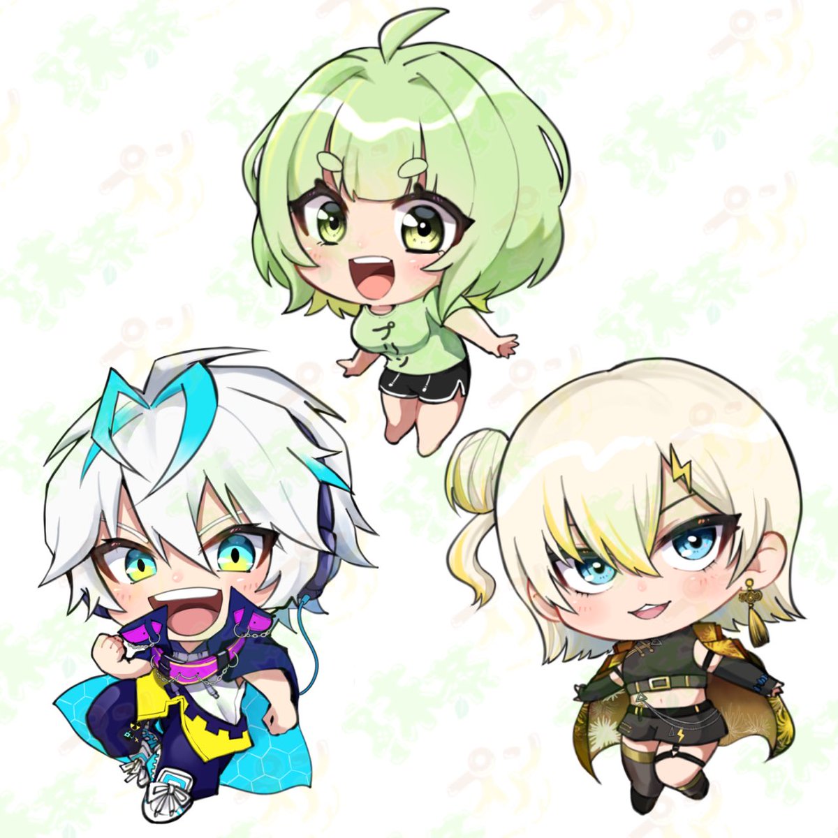 mattyapurin0225's tweet photo. 友達のPechika（ #DanPe1520 ）に
お願いしてあーしと推し達のSDを
描いて貰いました！！！

ずっとお願いしたくて
やっと依頼できた( *˙ω˙*)و ｸﾞｯ!
めちゃくちゃ可愛すぎるぜ！！！！

Pechikaありがとうー！！！ https://t.co/gTJ0nlwxwV