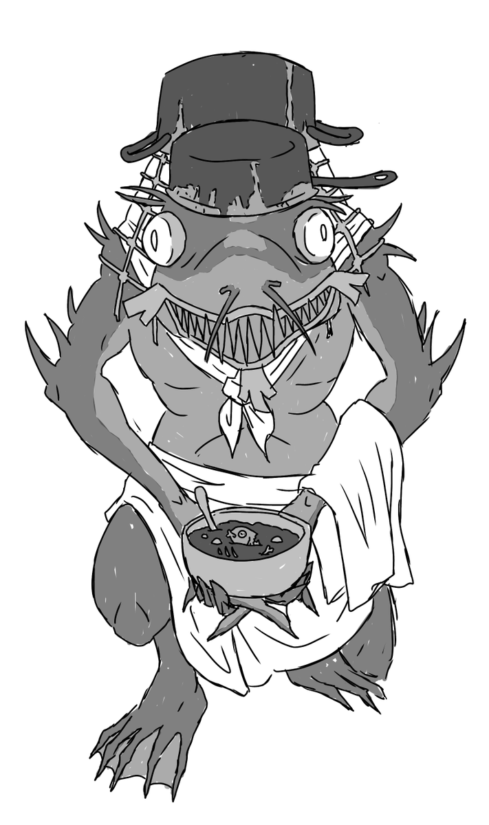 APhillywilly's tweet photo. Day 4 of #Inktober2025 "Murky" https://t.co/YgTWsnktJ4