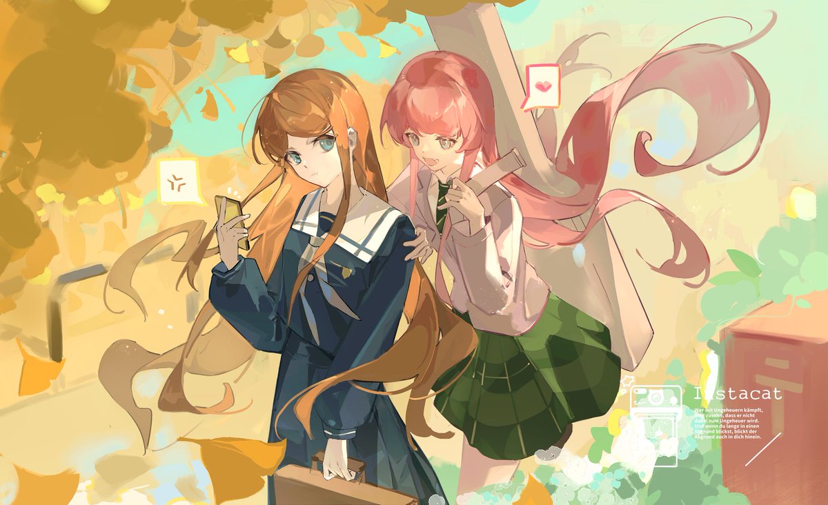 「秋」
#千早愛音 #長崎そよ #ansy