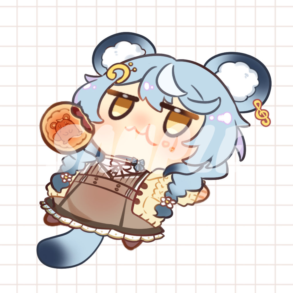 neonsoup2324's tweet photo. 🥮中秋節快樂🥮

感謝咪肉老師 @mino_meat 接受委託！
希望主播們都有好多月餅、烤肉跟柚子吃胖胖！

#ReiPaint
#YuzumiArt
#KiraliArt https://t.co/6HZPi6K7iD
