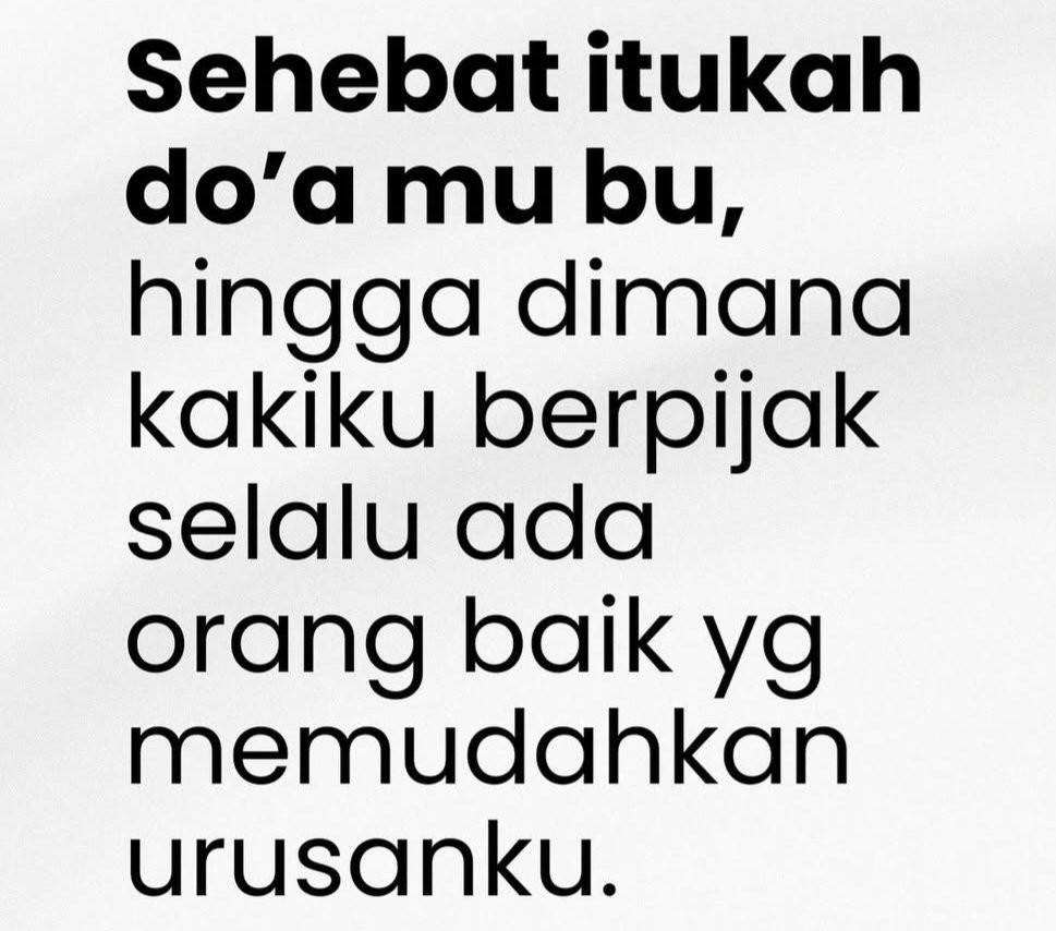 BarisanOpOsisi's tweet photo. Bukan kematian yang menakutkan tapi mulut ibu yang berhenti mendoakan anak2 nya.

Bersyukurlah....yg masih ada ibunya.
🥰🥰 https://t.co/zjJcXW5Cqm