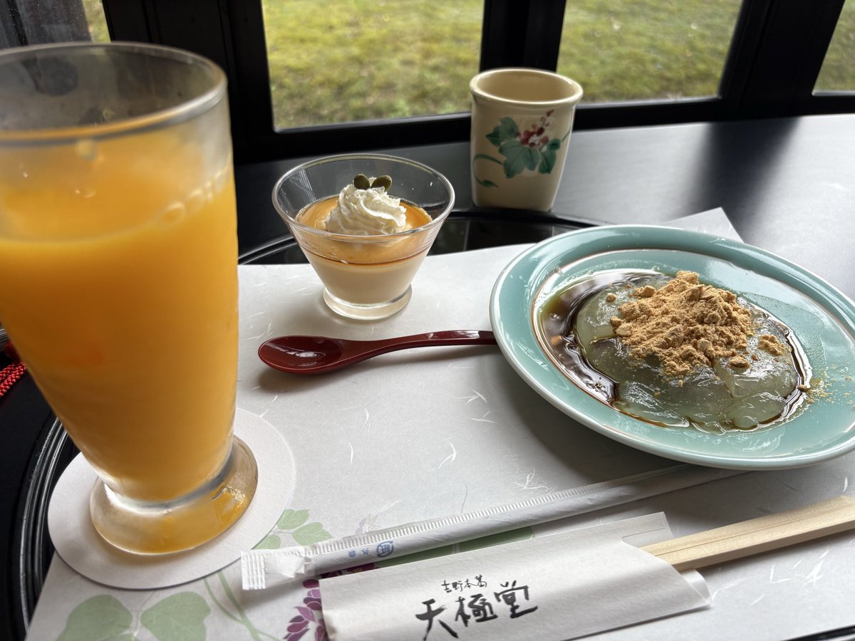 せっかく奈良に来たので、東大寺の大仏見たり、葛プリンとか葛餅を堪能したりしてます。