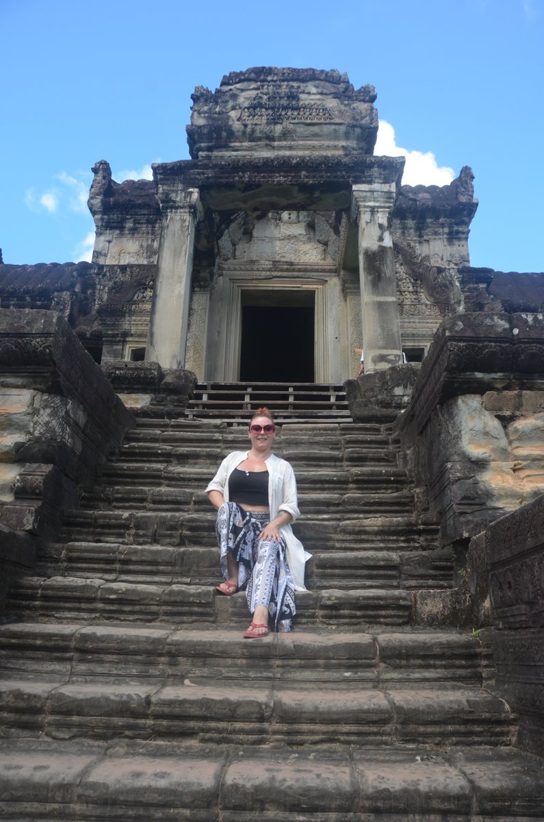 Tu te sens tout petit dans les temples d'Angkor...