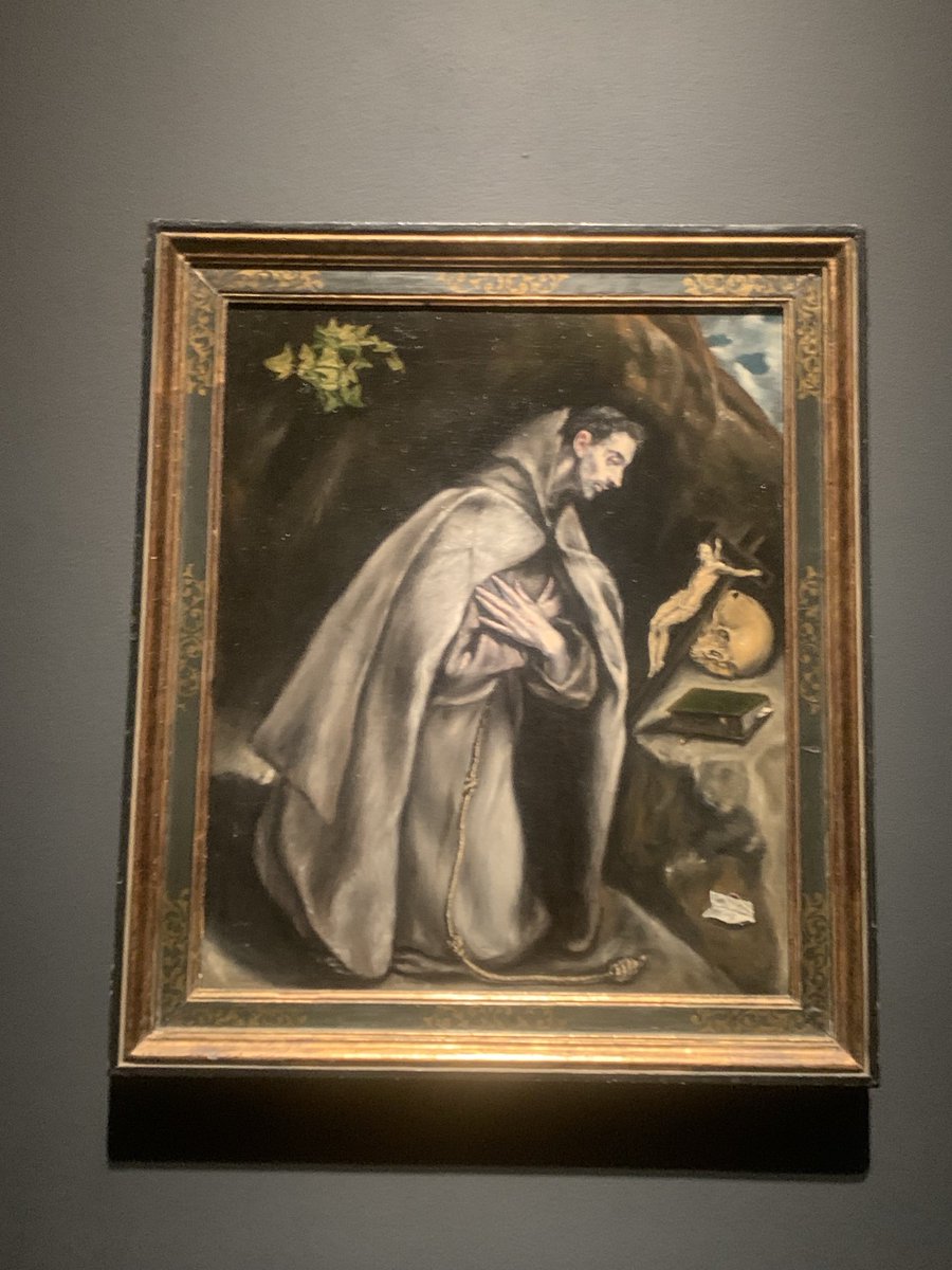 kathrynlopez's tweet image. Love this painting at ⁦@SMU⁩’s art museum #StFrancis #ElGreco