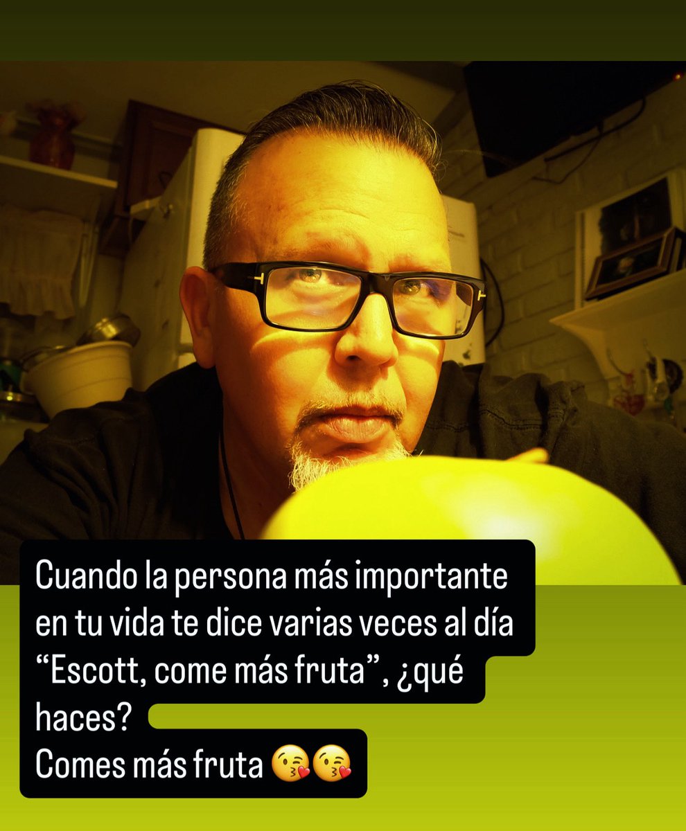 ….comes más fruta….