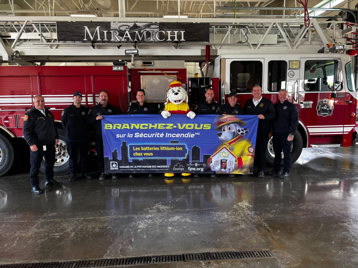 PreventFiresMFD's tweet photo. MFD would like to remind you that Oct. 5-11, is Fire Prevention Week. This year’s campaign, is “Charge into Fire Safety™: Lithium-Ion Batteries in Your Home,” which aims to educate everyone about using these batteries without risk. https://t.co/KiwaBCCTXu