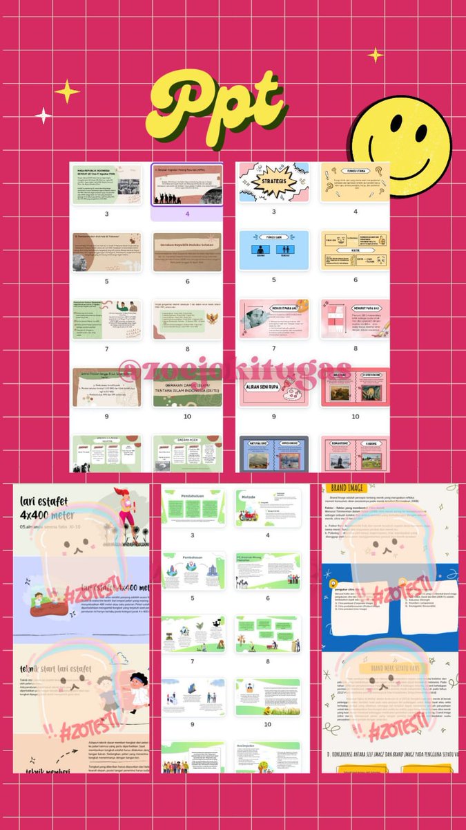sunbeamyss's tweet photo. Haiii aku open joki tugas mulai dari joki tulis, joki ketik, joki makalah paper essay, joki edit video poster, hingga joki desainn

Yuk yg mau order boleh langsung dm atau chat ke https://t.co/NeAIRzrDd3

#zonauang #jokitugas https://t.co/f4nyWEccMU