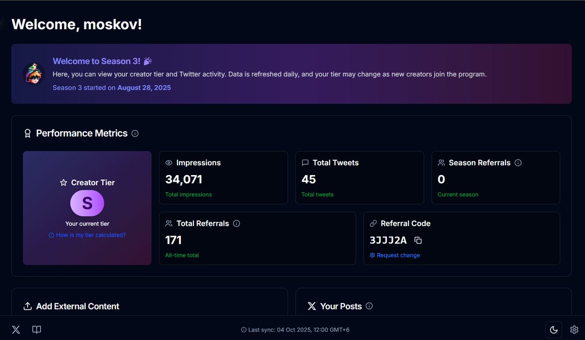 moskovweb3's tweet photo. Finally, I did it!
At the start of Season 3, I dreamed of crossing 30,000 impressions and guess what? I made it! 😊

Big thanks to everyone who supported me, liked, reposted, and commented on my posts. You guys made it possible! 🙌

Web3 is the future 🔥 https://t.co/WFzrxjW2c8