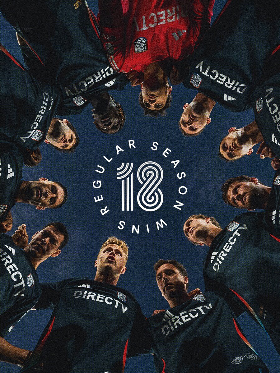 18 Regular Season dubs. 

An <a href="/MLS/">Major League Soccer</a> expansion record.