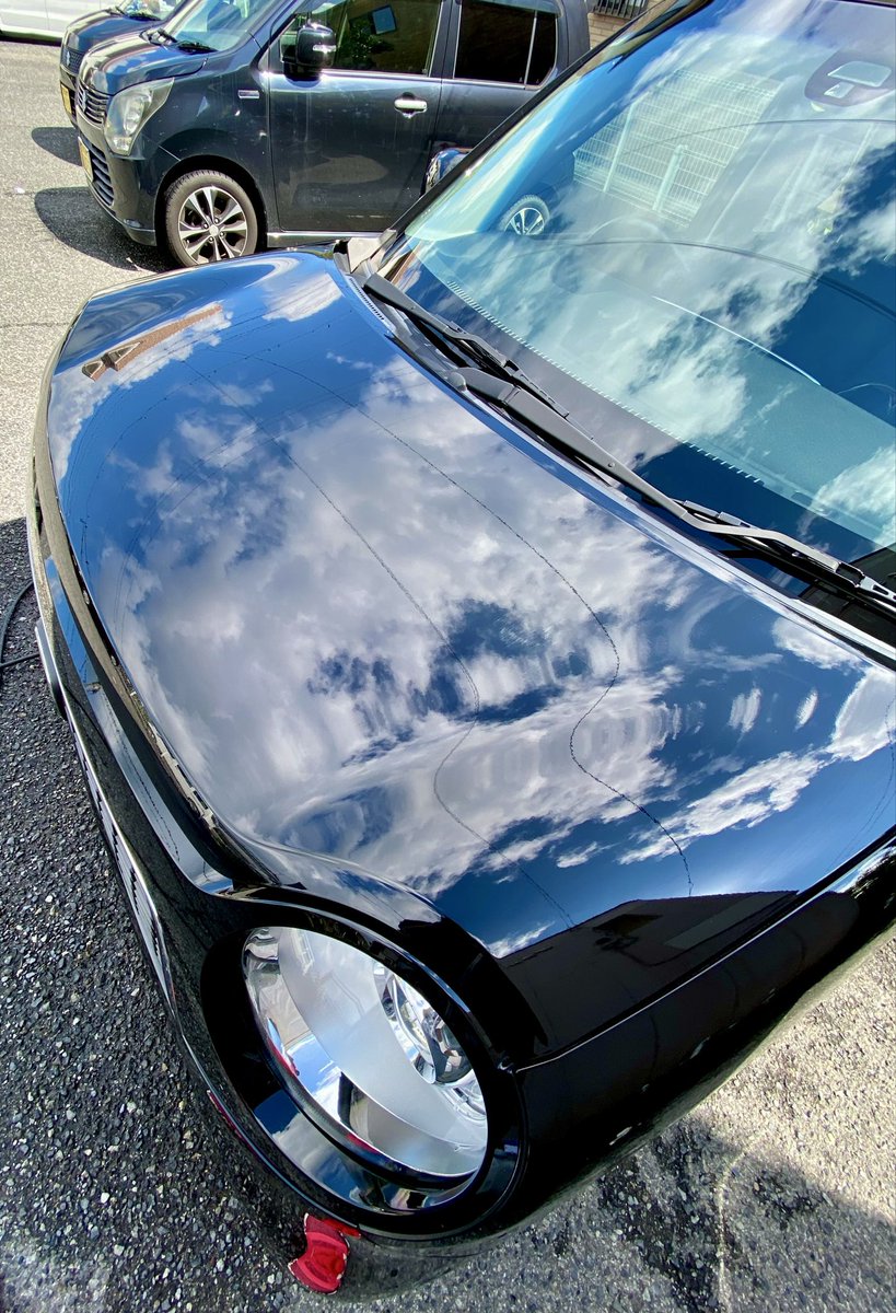 Yutatarc1's tweet image. N-ONEにゲインアップ施工完了🫡

久々の硬化型で緊張しましたが軟弱塗装のHONDA車にも染み込む様なムラにもならなかったので最高でした🤤

タオルから離してふわっとワンプッシュして塗り込む→拭き取りで簡単施工です👍

男前な艶を手に入れる事が出来ました😎

#GLANZ
#GAINUP