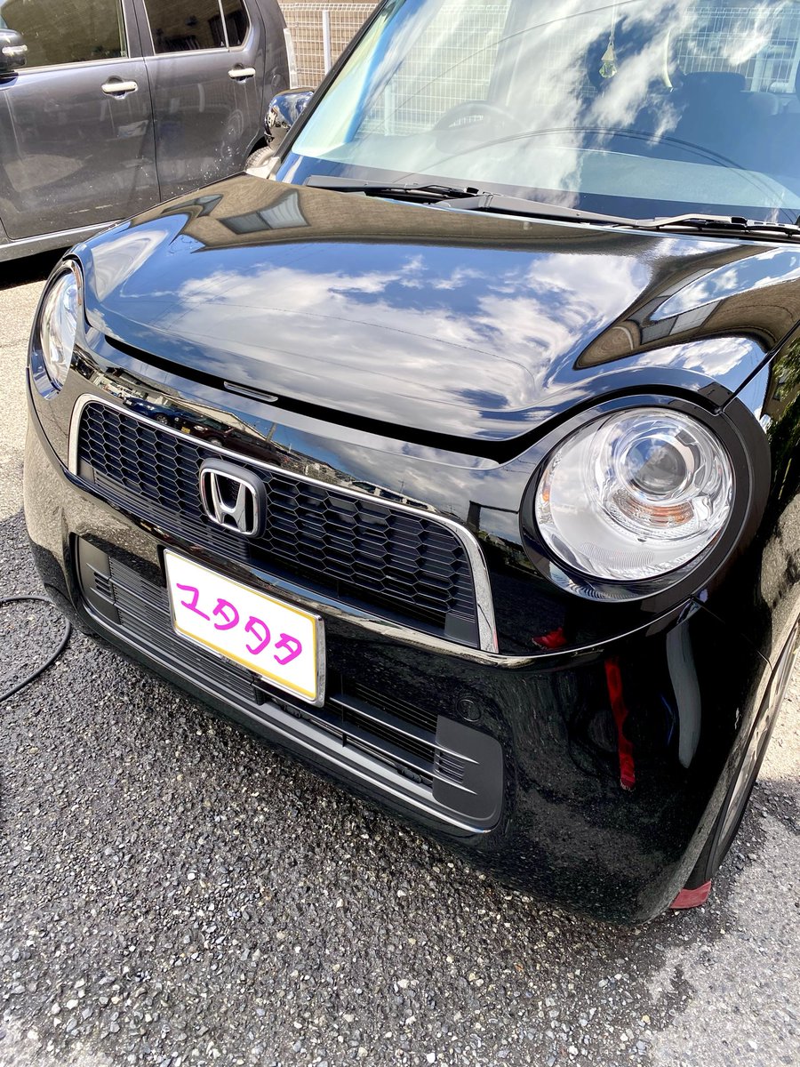 Yutatarc1's tweet image. N-ONEにゲインアップ施工完了🫡

久々の硬化型で緊張しましたが軟弱塗装のHONDA車にも染み込む様なムラにもならなかったので最高でした🤤

タオルから離してふわっとワンプッシュして塗り込む→拭き取りで簡単施工です👍

男前な艶を手に入れる事が出来ました😎

#GLANZ
#GAINUP