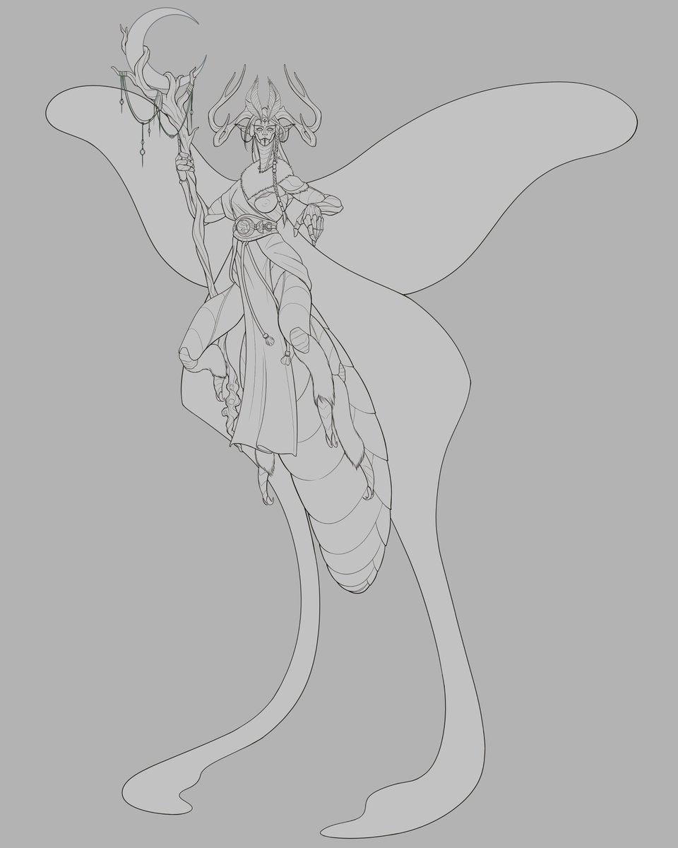 WIPs on some archfey characters