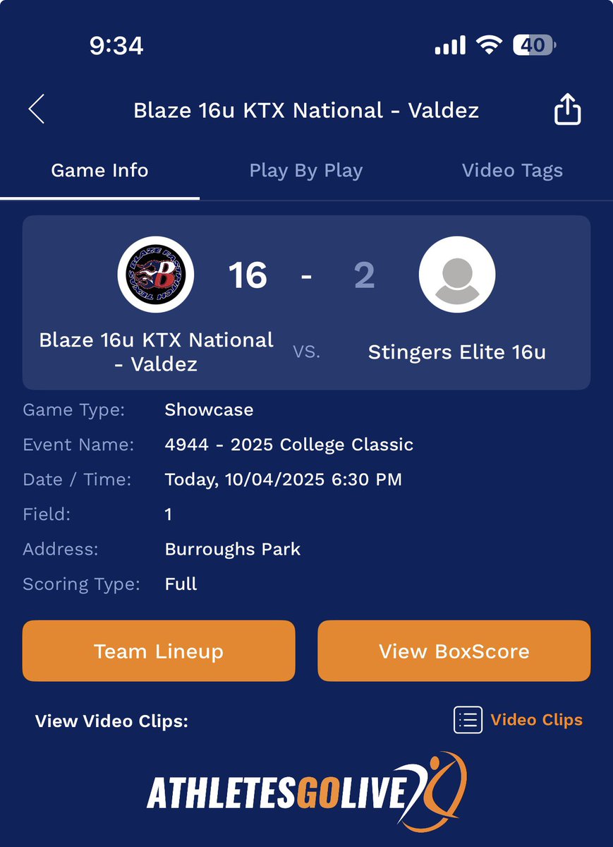 txblzktxnat16's tweet photo. Every setback fuels the comeback π₯ 2 losses today, but we finished with a HUGE win and all the momentum for tomorrow! π₯π₯ #CollegeClassic #SoftballWeekend #TomballFields
#blazeon #txblaze16nationalvaldez
@BlinnSoftball @TUSBTigers @TVCCSoftball @SanJacSoftball @HCSBCHARGERS https://t.co/lXNXXrNpN5