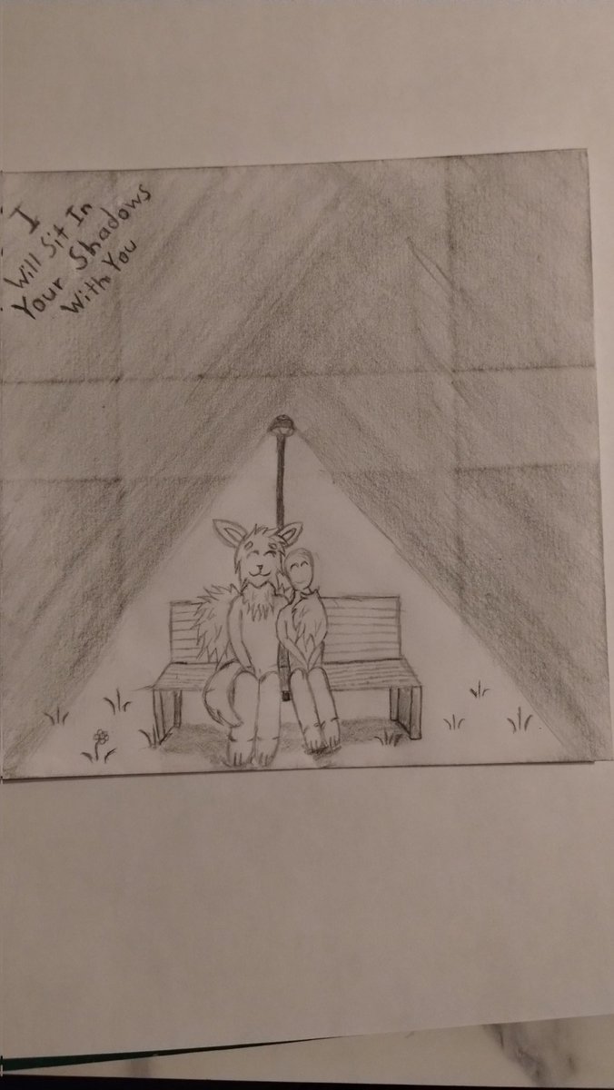 Remember, don't be afraid to reach out and talk to someone if you need, You're never alone 💜

Drawing inspired by a song i like