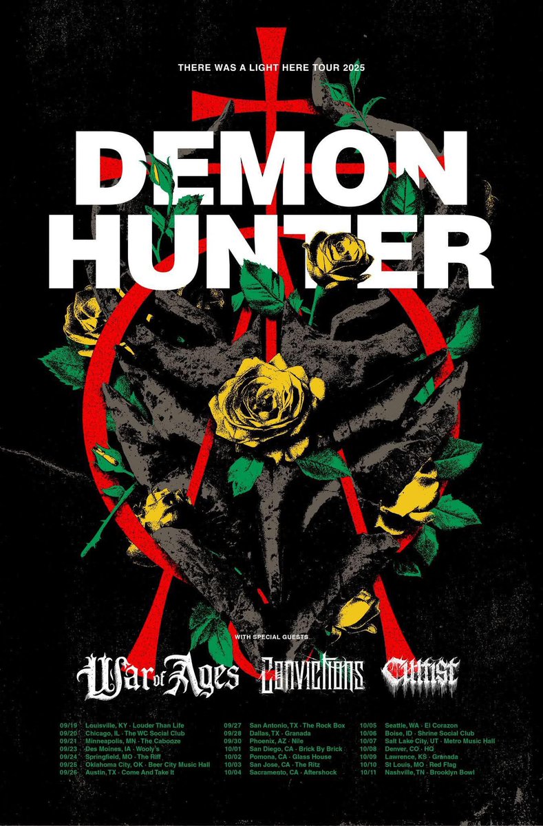 Tomorrow get see <a href="/demonhunterband/">Demon Hunter</a> again been long 6 years since last seen them can not wait!