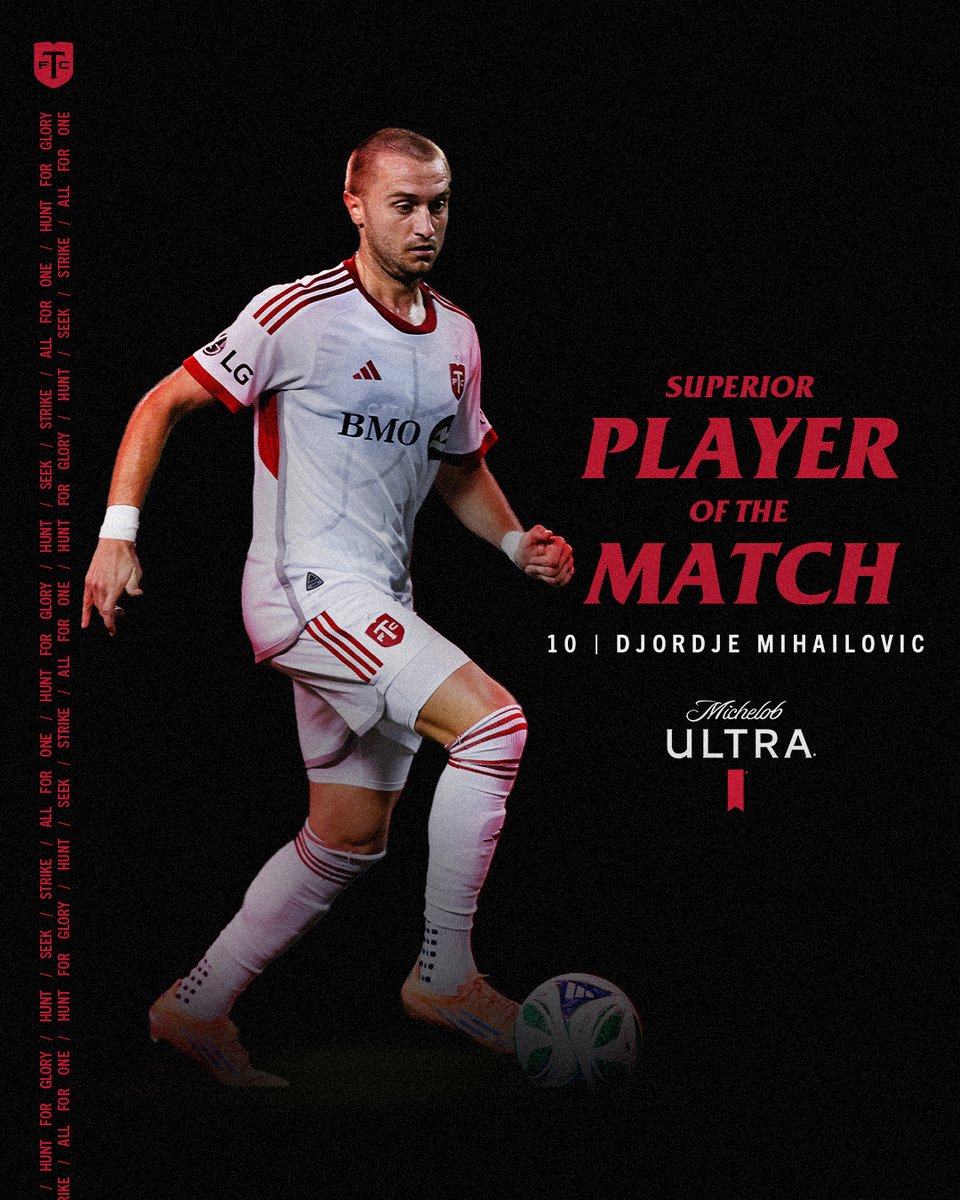 Your <a href="/MichelobULTRACA/">Michelob ULTRA Canada</a> Superior Player of the Match is Djordje Mihailovic