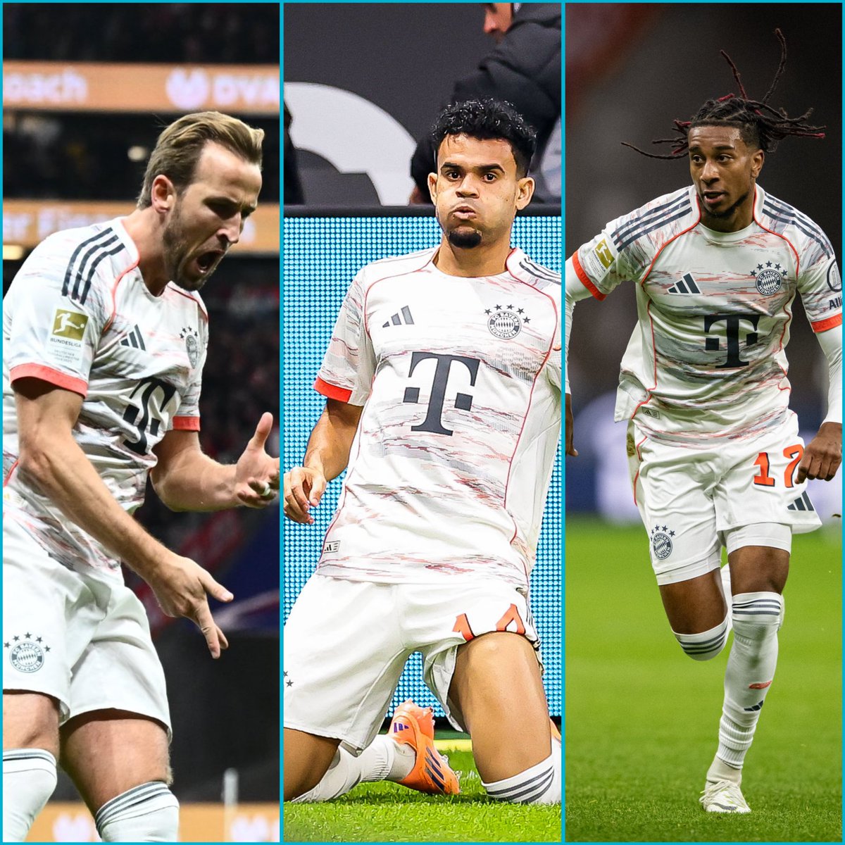 SiaranBolaLive's tweet photo. BAYERN MUNCHEN 
TIM PERTAMA SEPANJANG SEJARAH TOP 5 EROPA YANG MENOREHKAN REKOR 10 WINNING STREAK ALL COMPETITION 
NYEKOR 38 GOL
KONTRIBUTOR TERBANYAK:
HARRY KANE: 18 Gol + 3 Assist
LUIS DIAZ: 6 Gol + 4 Assist
MICHAEL OLISE: 5 Gol + 4 Assist

PREMIER LEAGUE MART ✅️
TERUJI ✅️
CEPAT BERADAPTASI ✅️
NYATA BERKONTRIBUSI ✅️

Siapa Lagi Premier League Mart Yang Sukses Story di Luar Inggris?