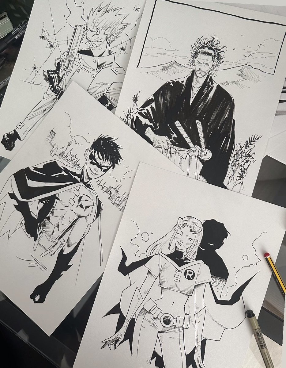 dcuworld's tweet image. New DC Sketches by Jorge Jiménez