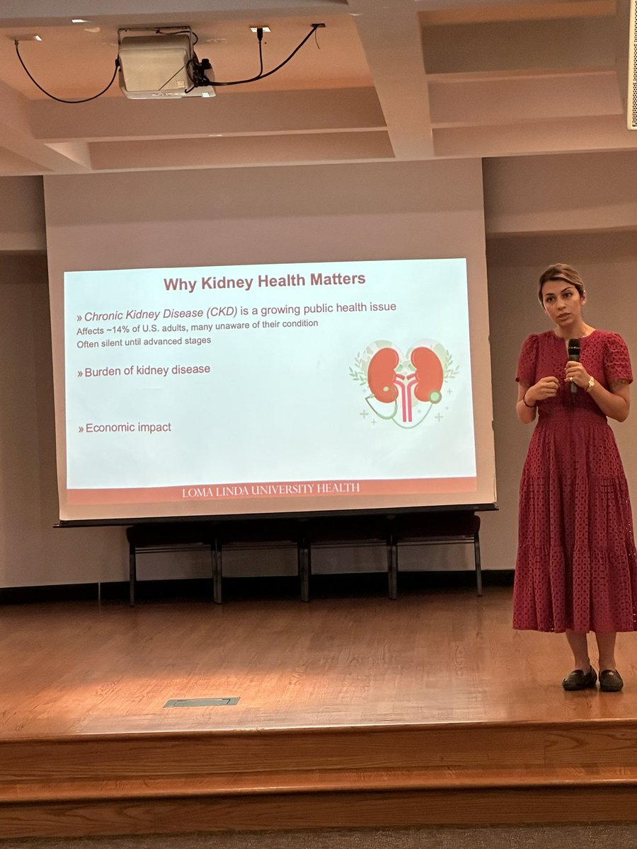n0r0zha's tweet photo. Today, we held another #KidneyCheck recruitment event at Campus Hill Church! Before enrollment, Dr. Norouzi educated the community about the importance of kidney health. 🤍
@SaynaNorouzi @LLUHealth @IGANFoundation https://t.co/5BQbrVuIRB
