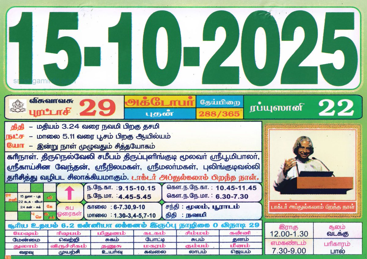 m_rectangle's tweet image. #MRectangle wishes everyone #GoodMorning ✨
#dailycalendar
Also your #ராசிபலன் 🌞
#வணக்கம் 🙏