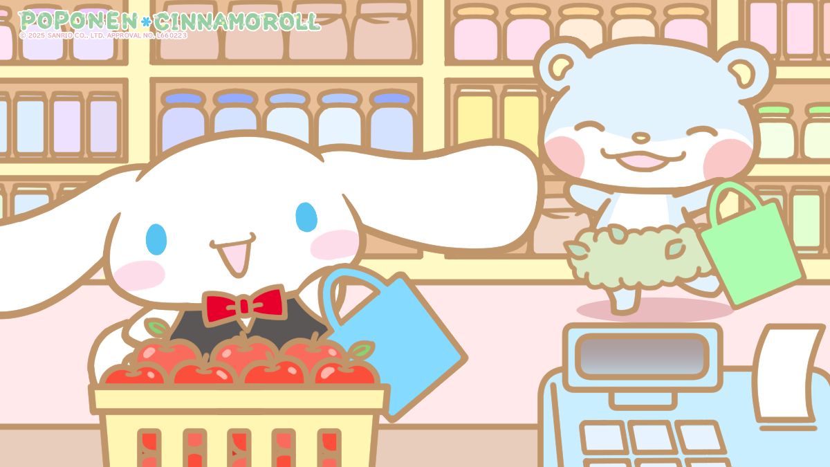 10がつ5にち　日ようび
今日は おきにいりのエコバッグをもって お買いものに行ったで🎵
店員さんに「袋はいりませんよ～」って伝えた☺️
エコバッグって 環境にやさしいし おきにいりのバッグ を選べるし いいな～！

#ポポネンのエコ日記 #レジ袋ゼロデー