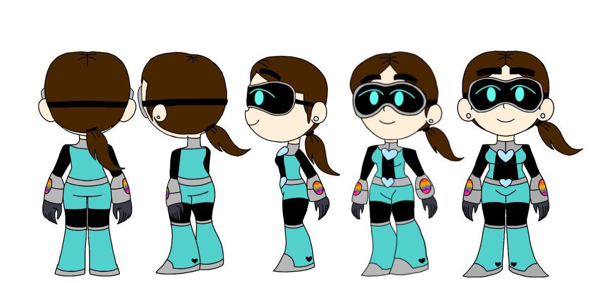 Poverhearts's tweet photo. Here’s all of version

Normal / Before (As Alexa Paula) SuperHero / Current form (As Electric RainBow), and Without Eye Visor
#TeenTitansGo #YumeSona #TTG https://t.co/mWUj3kKNYL