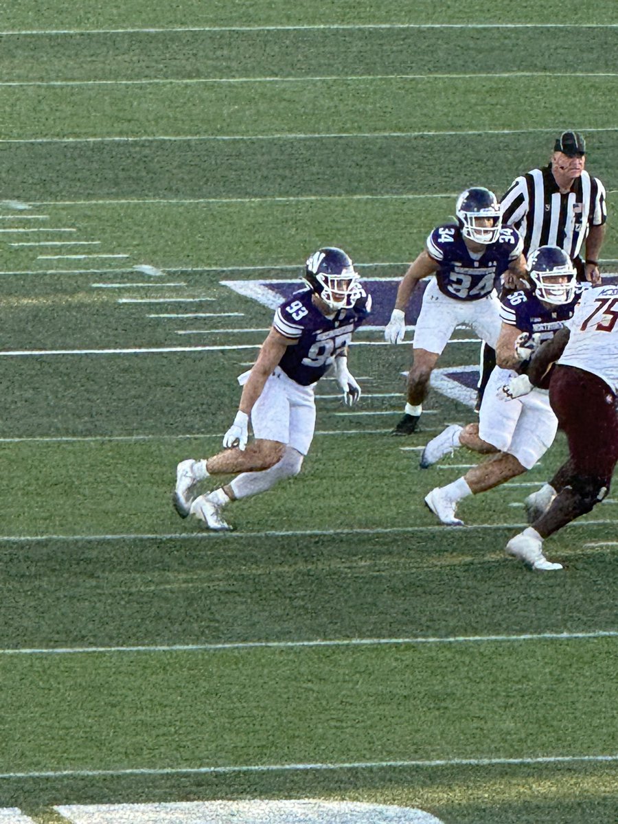 gage_ladere's tweet image. Great seeing @caden_orourke play today. Congrats on your first college tackle! Keep getting after it! 

@CoachSmith_9 
@LWEastFootball