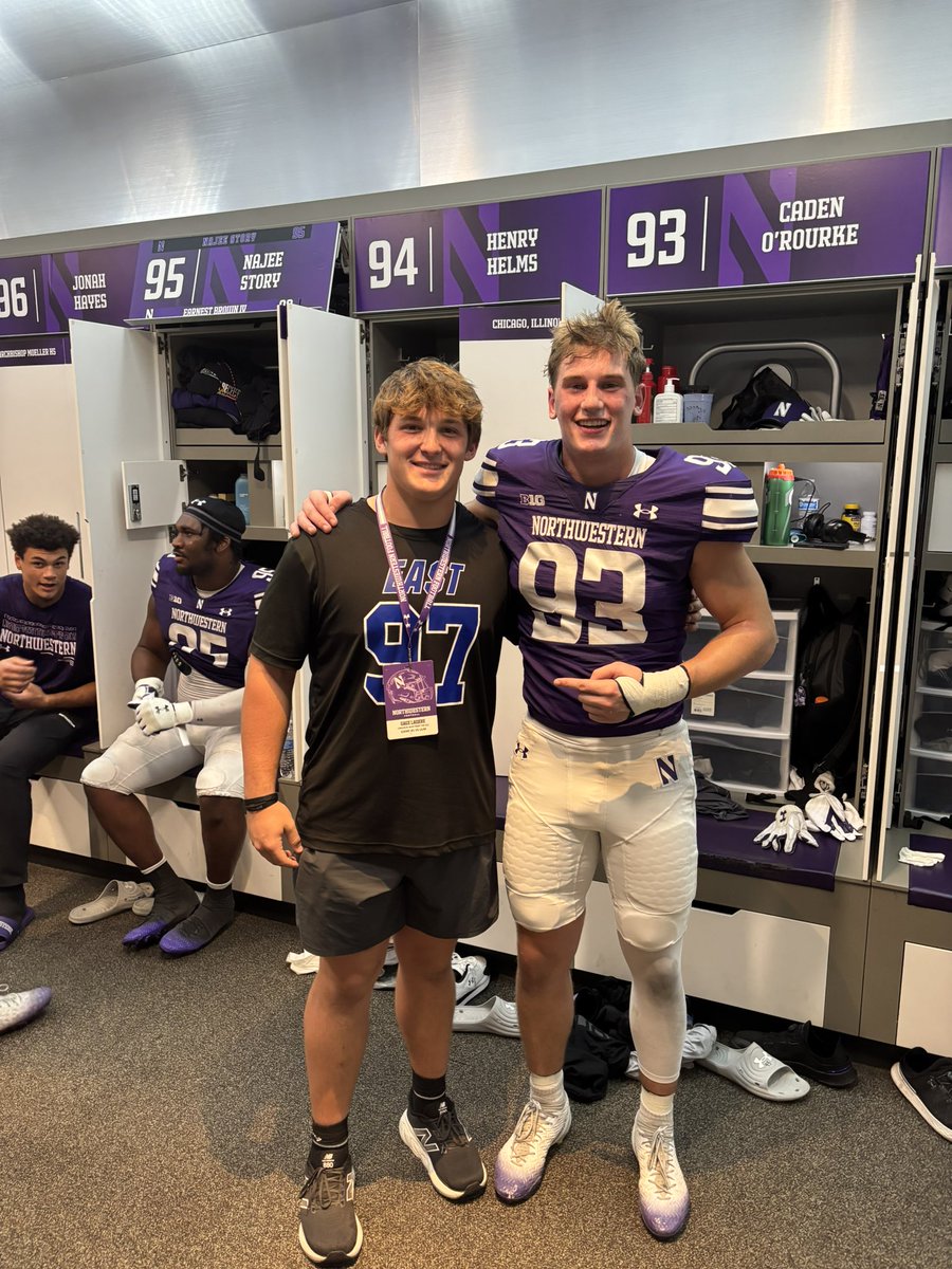 gage_ladere's tweet image. Great seeing @caden_orourke play today. Congrats on your first college tackle! Keep getting after it! 

@CoachSmith_9 
@LWEastFootball
