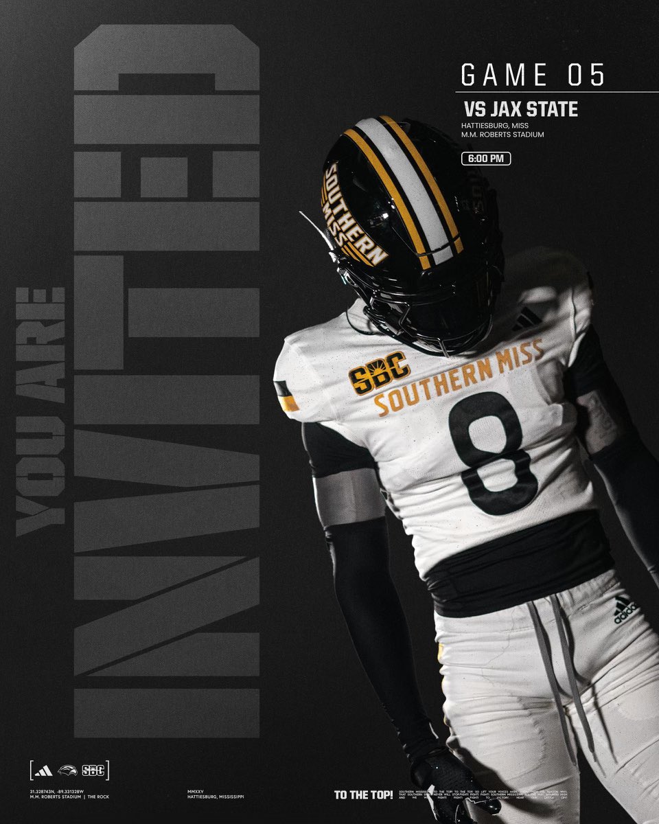 jay4567891011's tweet photo. Thank you to @SouthernMissFB for the invite to the game last week loved the atmosphere https://t.co/GZIs3yedqY