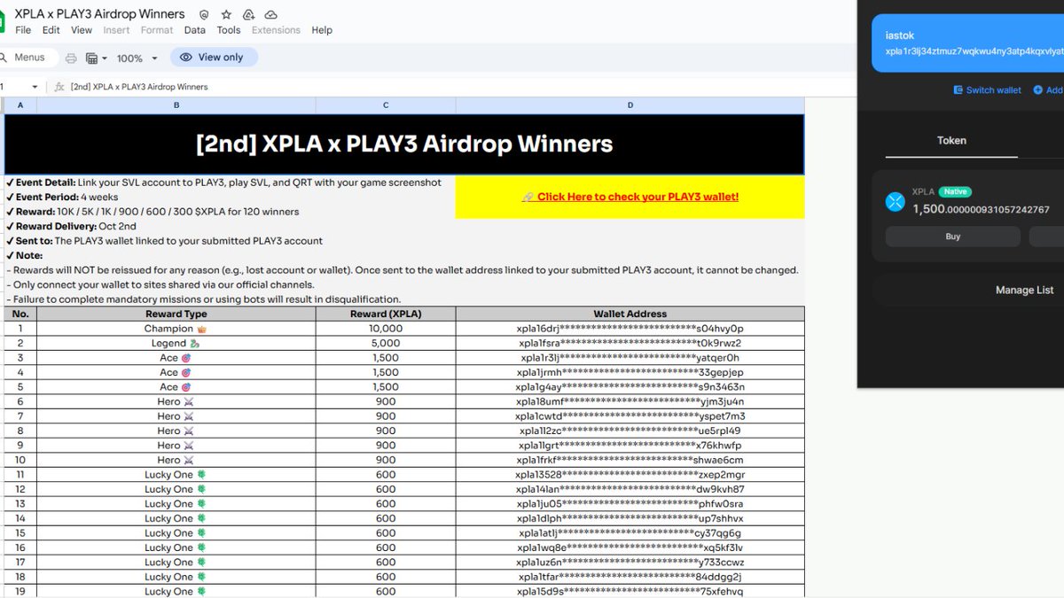 Thanks you <a href="/XPLA_Official/">XPLA (ⓧ.ⓧ)</a>  <a href="/Com2uS_Holdings/">Com2uS Holdings</a>