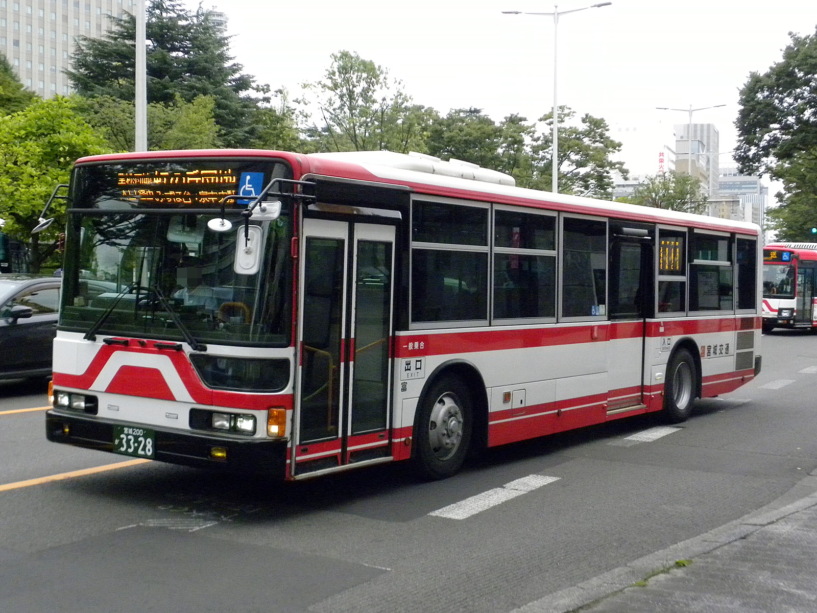 荒神リンダマン　バス Japan's Articulated Bus] Ride the Shinki Bus 